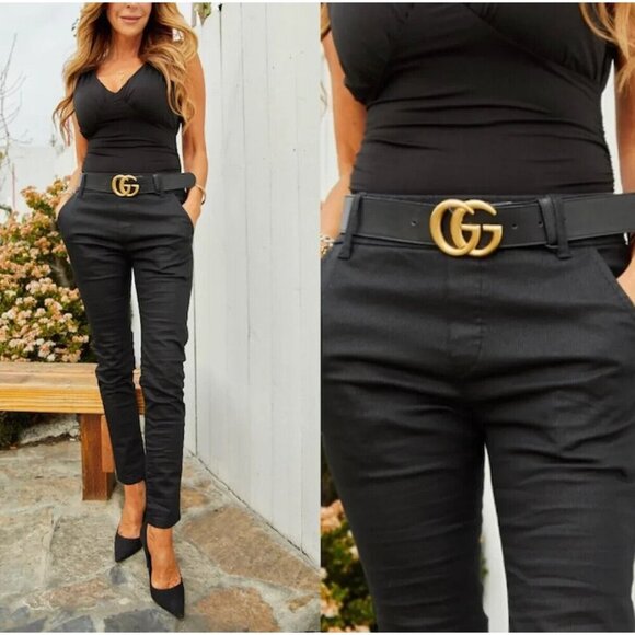 Bevy Flog NWT Dafna Pull-On Pants in Original‎ Black Size 30